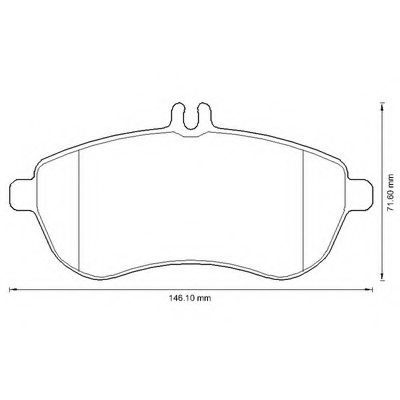 Brembo Brake Pad Front